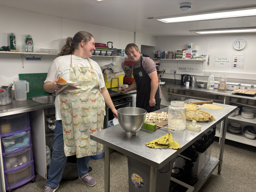 Gaining experience in cooking and catering